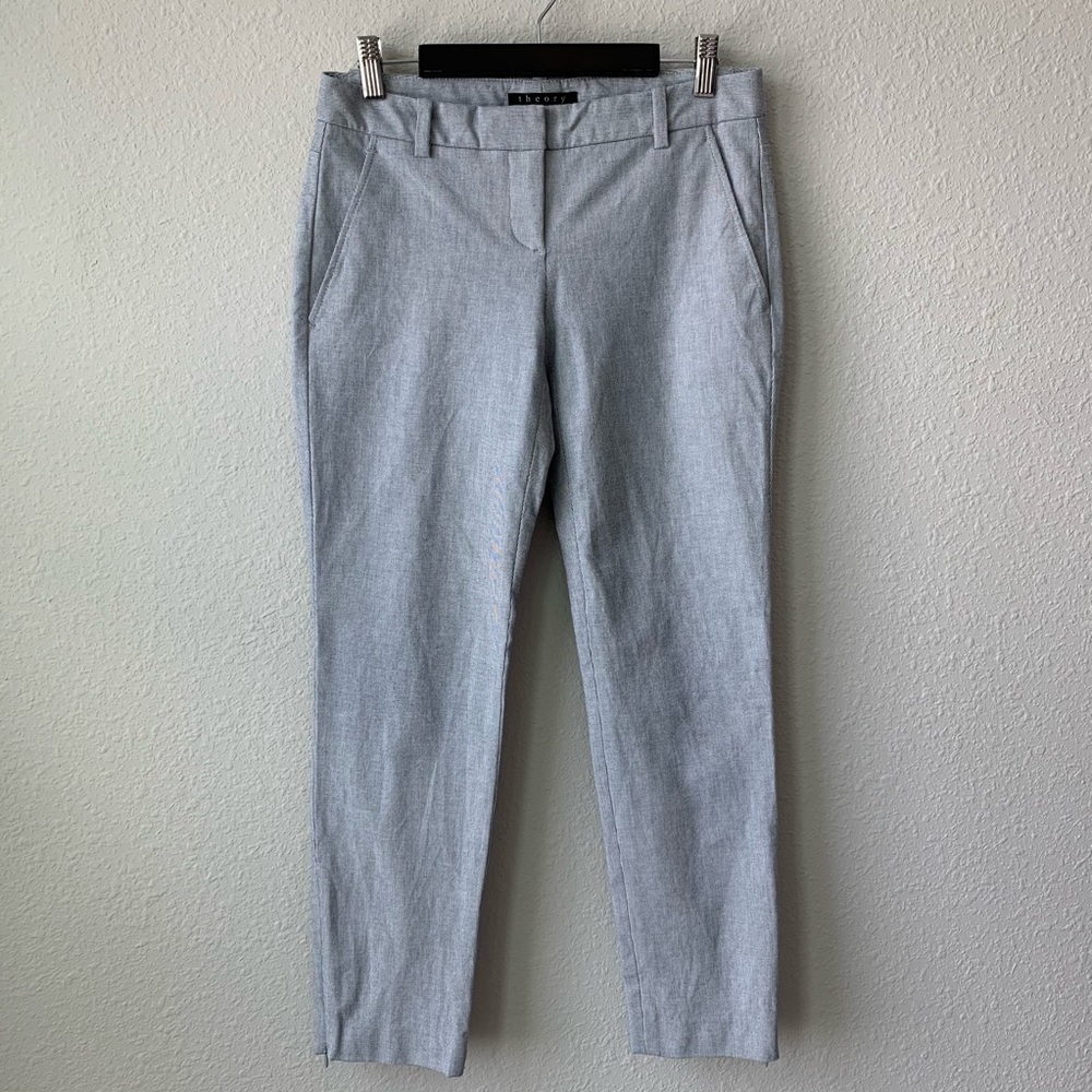 theory | Gray Nordic Zip Pants